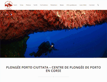 Tablet Screenshot of plongeeporto.com
